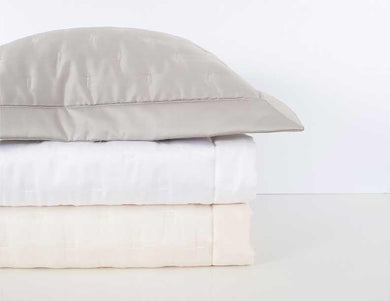 Quilted Sham - Fil Coupe (Sateen)